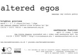 Flyer, New Venture Theatre, Brighton 2012