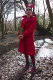 Gus Watcham as Little Red Riding Hood, 60 years on