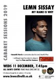 Lemn Sissay + Amanthi Harris + Pam and De Femmes, December 2019