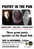 Poetry in the Pub, November 2019